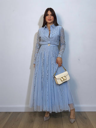 Abito monaco azzurro
