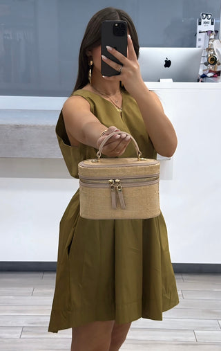 Borsa Vanity beige
