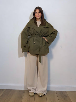 Trench ambra verde