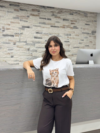 T-shirt CR gatto