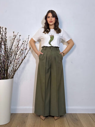 Pantalone pence Emma verde