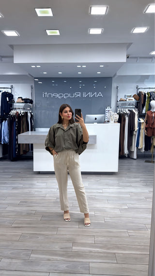Pantalaccio misto lino