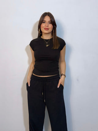 T-shirt essential fit nero