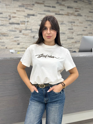 T-shirt good vibes