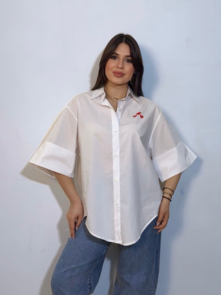 Camicia heart bianco