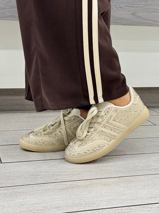 Sneakers Crystal panna