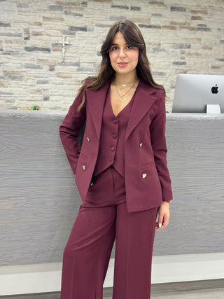 Tailleur classy vino