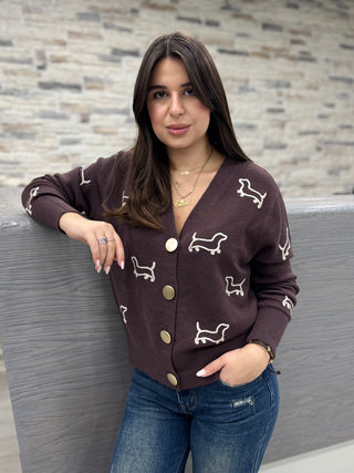 Cardigan bassotto