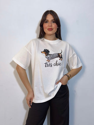 T-shirt Très Chic Dog