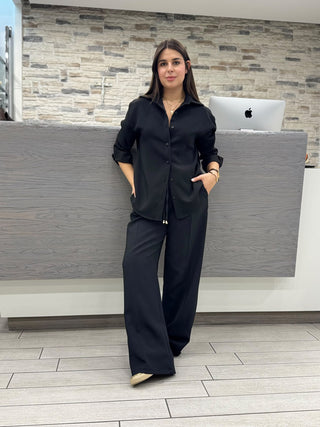 Pantalone soft nero
