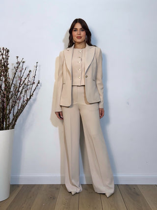 Pantalone palazzo april panna