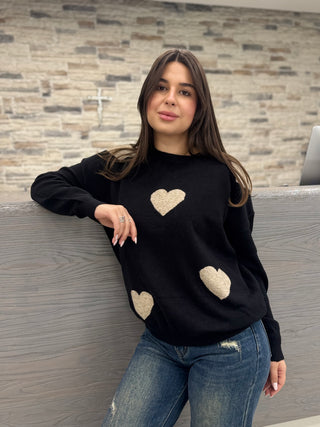 Maglione cuore
