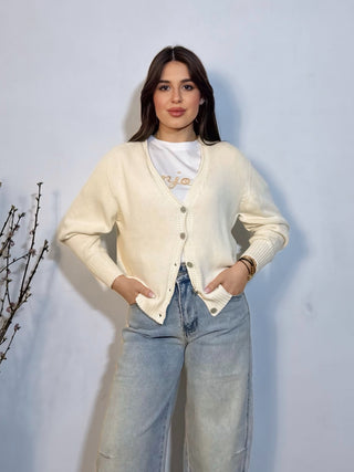 Cardigan Bonjour panna