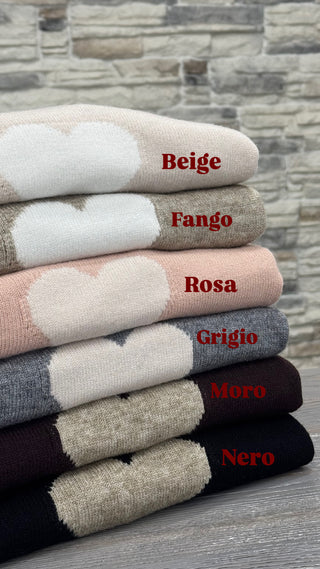 Maglione cuore