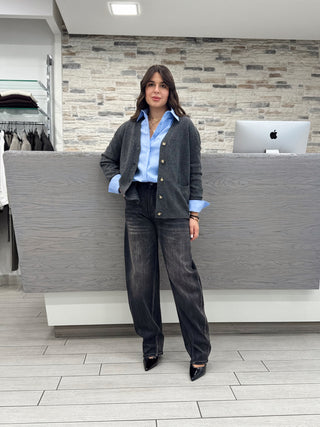 Camicia essential azzurra