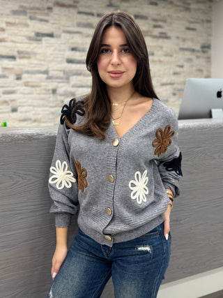 Cardigan fiore