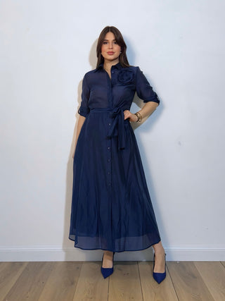 Abito blu rose