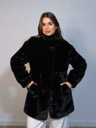 Pelliccia Moira Nero