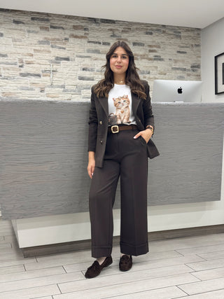 Tailleur classy espresso