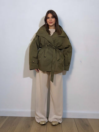 Trench ambra verde