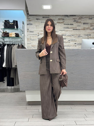 Tailleur Pinstripe Chic