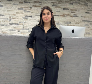 Camicia soft nero
