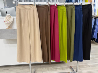Pantalone misto lino