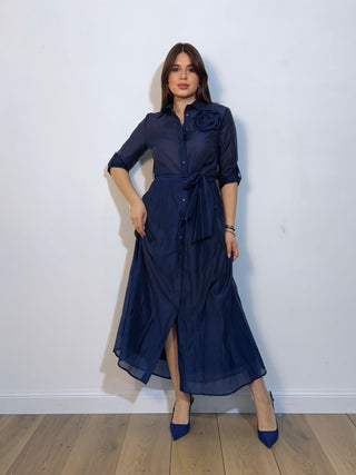 Abito blu rose