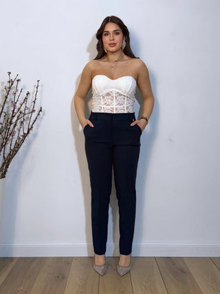 Pantalone aliza sigaretta blu