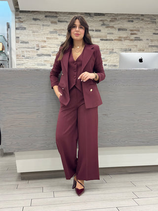 Gilet classy vino
