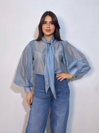 Camicia flavie azzurra