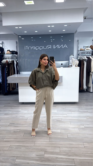 Pantalaccio misto lino