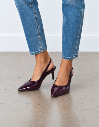 Décolleté velvet vino