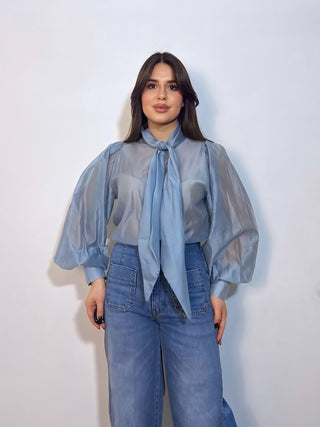 Camicia flavie azzurra