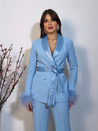 Tailleur bellissima azzurro