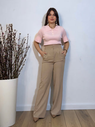 Pantalone Gilda beige